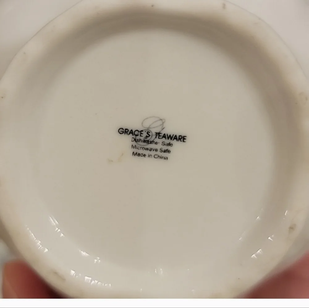 8 pc.tea Japan porcelain Diane plate set
